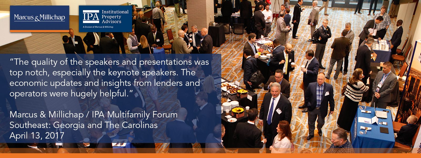 Marcus & Millichap / IPA Multifamily Forum  Southeast: Georgia and The Carolinas